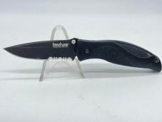 KERSHAW 1550ST Ken Onion Design Black Out Assisted Serrated Liner Lock w/ Box
