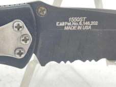 KERSHAW 1550ST Ken Onion Design Black Out Assisted Serrated Liner Lock w/ Box