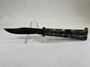 VALOR USA 536 Camo Butterfly Balisong 