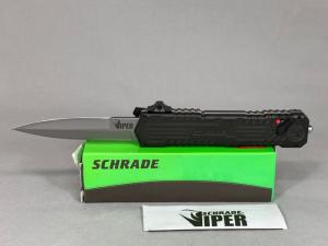 2019 SCHRADE SCHOTF3 Black VIPER OTF Automatic Carry w/ OMP Box
