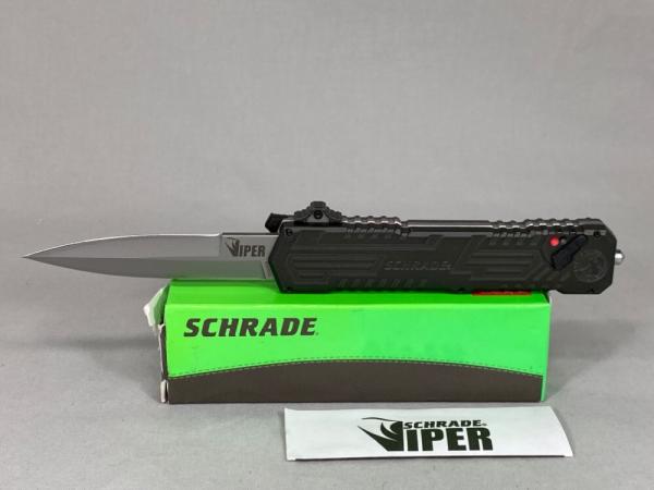 2019 SCHRADE SCHOTF3 Black VIPER OTF Automatic Carry w/ OMP Box 2019 SCHRADE SCHOTF3 Black VIPER OTF Automatic Carry w/ OMP Box
