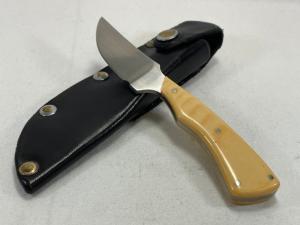 Ivory Micrata Small Upswept Hunter w Sheath