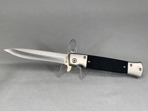 TEK SS Black amp Chrome Spear Point Assisted Linerlock Flipper