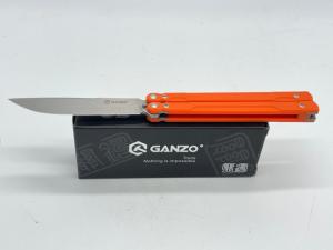 GANZO China G766-OR Orange G10 Butterfly Knife w OMP Box