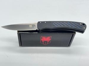 COBRATEC KNIVES  BOKER PLUS 01BO981 Carbon Fiber Hidden Release Automatic w OMP Box