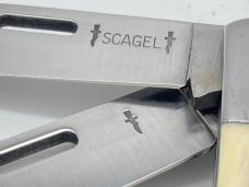 NORTHWOODS KNIVES Scagel Third Series Ivory Folder (1/50) w/ OMP Box