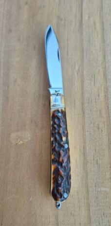 3 1/2" Custom Made Pocket Knife, Premium Stage