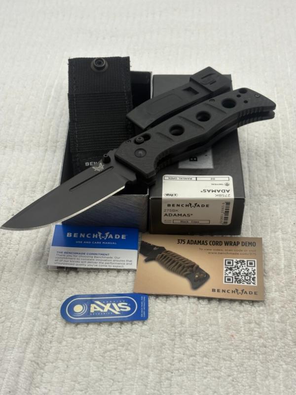 Benchmade 275BK Adamas New In Box Made In USA Discontinued Benchmade 275BK Adamas New In Box Made In USA Discontinued