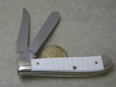 Case XX USA White 6207 SS Mini Trapper Knife 2017