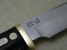 Schrade USA 165OT Old Timer Woodsman Fixed Blade Knife w/Leather Sheath NIB
