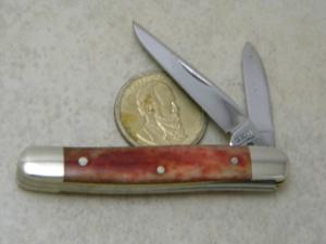 Case XX USA SR62027 Smooth Rose Bone Jack Knife 1980