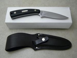 Schrade USA SC501 Drop Point Sharp Finger Fixed Blade Knife wLeather Sheath NIB