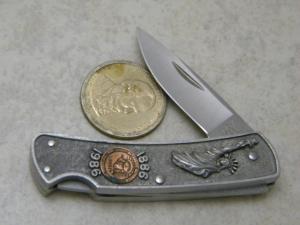 Buck 305 USA Delrin quotKeep the Torch Litquot Metal Lockback Knife 