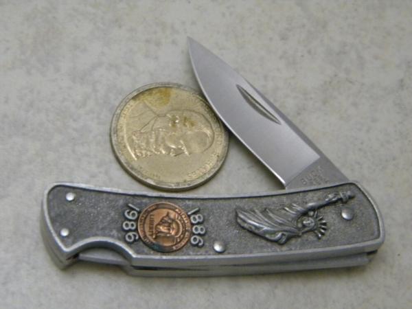 Buck 305 USA Delrin "Keep the Torch Lit" Metal Lockback Knife Buck 305 USA Delrin "Keep the Torch Lit" Metal Lockback Knife