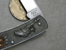 Buck 305 USA Delrin "Keep the Torch Lit" Metal Lockback Knife 