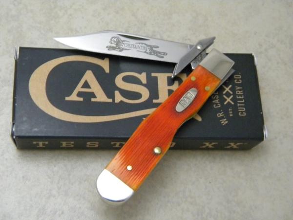 Case XX USA 611 1/2 Tequila Sunrise Father's Day Barnboard Cheetah Cub Knife NIB Case XX USA 611 1/2 Tequila Sunrise Father's Day Barnboard Cheetah Cub Knife NIB
