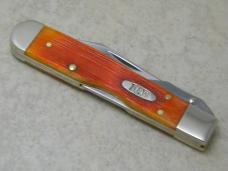 Case XX USA 611 1/2 Tequila Sunrise Father's Day Barnboard Cheetah Cub Knife NIB