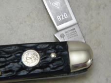 Boker Solingen Germany Tree Brand Classic #920 Jigged Black Cigar Knife 