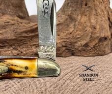 1978 Case XX USA 5220 SSP Stag Peanut 2 Blade Folding Pocket Knife (12)