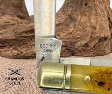 Schrade SCDRHB Folding Pocket Knife Doctor's Honey Bone Handle 2 Blade (22)