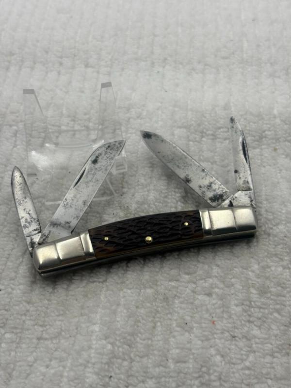 Boker USA Vintage Tree Brand 4 Blade Congress Model 6113 Pocket Knife (133) Boker USA Vintage Tree Brand 4 Blade Congress Model 6113 Pocket Knife (133)