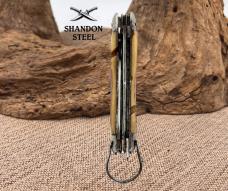 HOBO VTG Folding Pocket Camping Survival Scout Knife Caron Made In Japan (103)