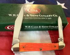 Case xx 2007 Copperhead Knife Mdl# 62109x SS w/ Nice Tangerine Bone Handles NOS in Orig box