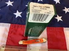 Case xx 2007 Copperhead Knife Mdl# 62109x SS w/ Nice Tangerine Bone Handles NOS in Orig box