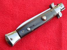 Rare 8-1/4" Vintage Italian Stiletto Brazilian horn handles- Rostfrei stamp