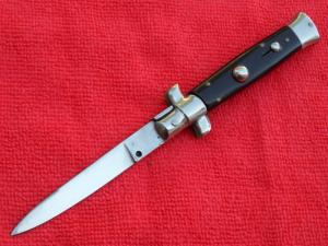 18cm- 7" Vintage 1960's Italian Stiletto Brazilian handles swedge blade Rostfrei stamp