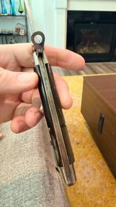 Rare Tonnerini Scarperia Pattern Shell Puller Switchblade