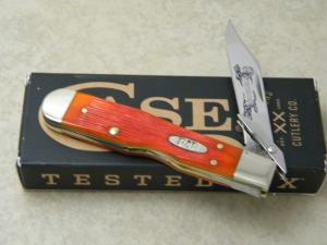 Case XX USA 611 1/2 Tequila Sunrise Father's Day Barnboard Cheetah Cub Knife NIB