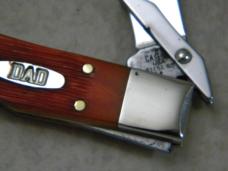 Case XX USA 611 1/2 Tequila Sunrise Father's Day Barnboard Cheetah Cub Knife NIB