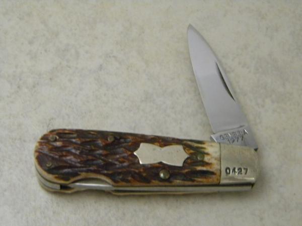 Genella 1977 Surgical Steel Bone 0427 Lockback Knife Genella 1977 Surgical Steel Bone 0427 Lockback Knife