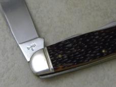 Western USA S-901 D Delrin Camp Scout Utility Knife & Leather Strap c.1980 - NIB (Brown Label)