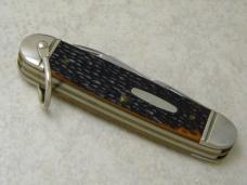 Western USA S-901 D Delrin Camp Scout Utility Knife & Leather Strap c.1980 - NIB (Brown Label)