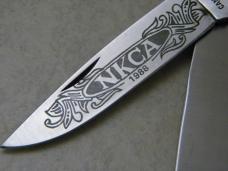 Camillus USA Bone 1988 NKCA Club Jumbo Trapper Knife