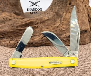 Case XX USA 33092 Vintage Birdseye Yellow 3 Blade Stockman Knife 4" 1977 (16)