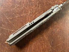 Eyal Landesman Custom Pulsar Ti Fat Carbon Inlay RWL‑34 Hand‑Rubbed Satin Blade