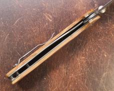 Emerson Knives Liberty & Freedom Series: Liberty SF Chestnut Wood Serial 047