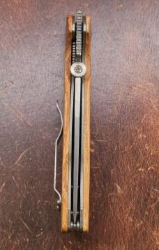Emerson Knives Liberty & Freedom Series: Liberty SF Chestnut Wood Serial 047