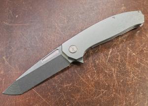 Hog House Knives Mini Veli - Titanium Tumbled Finish - RWL 34 - Early Bird Edition