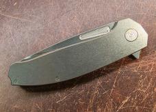 Hog House Knives Mini Veli - Titanium Tumbled Finish - RWL 34 - Early Bird Edition