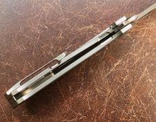 Hog House Knives Mini Veli - Titanium Tumbled Finish - RWL 34 - Early Bird Edition