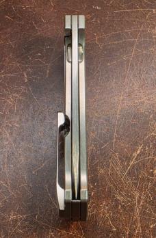 Hog House Knives Mini Veli - Titanium Tumbled Finish - RWL 34 - Early Bird Edition