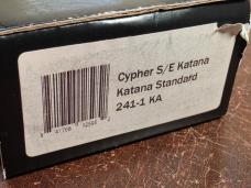Microtech Cypher S/E OTF Automatic Knife Black 4" Katana - 241-1KA