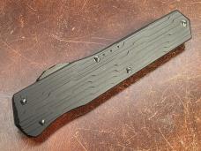 Microtech Cypher S/E OTF Automatic Knife Black 4" Katana - 241-1KA