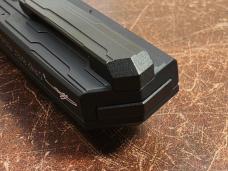 Microtech Cypher S/E OTF Automatic Knife Black 4" Katana - 241-1KA