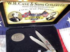 Case xx Civil War Trapper w/ Blue and Grey Bone Handles -NOS 