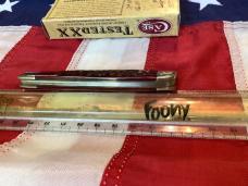 Case xx Gator Club Trapper w/ Red Bone Handles -NOS and Number 17 of 50